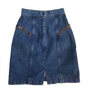 Toffs 80's Vintage Denim Jean Skirt
